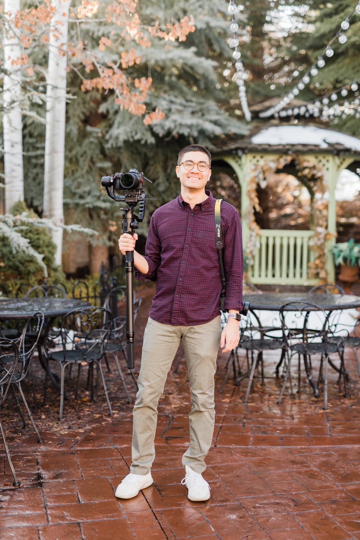 Behind the scenes covering a Utah event
